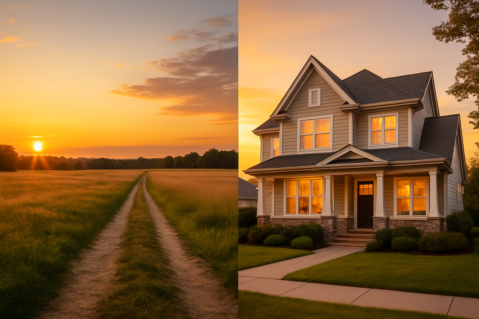 RealEstateAdvice.net website image illustrating homeownership