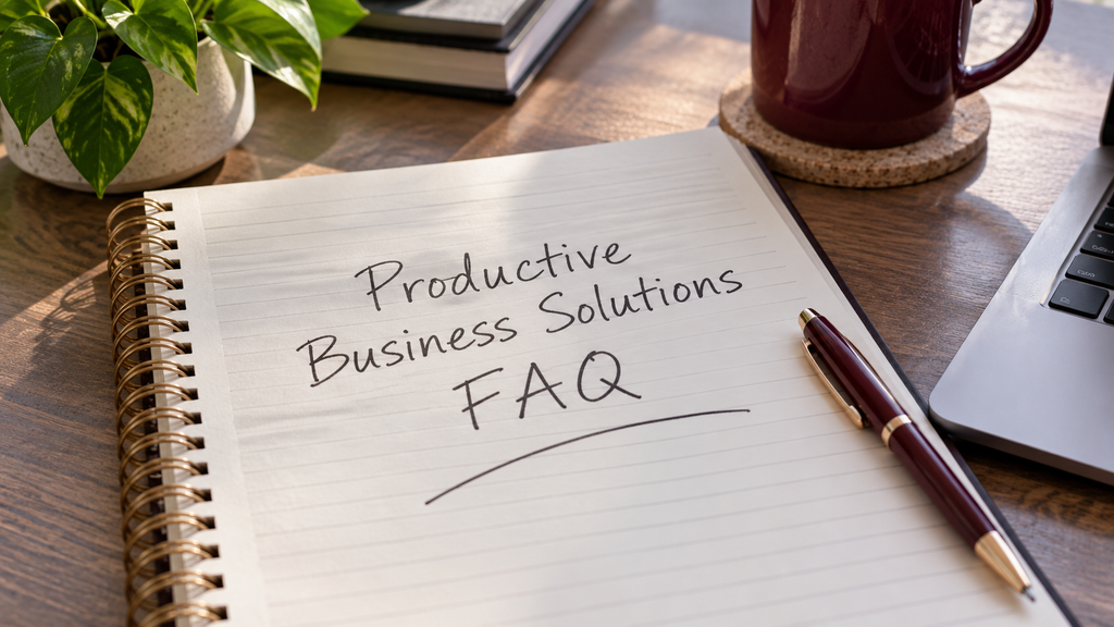 Productive business solutions FAQ